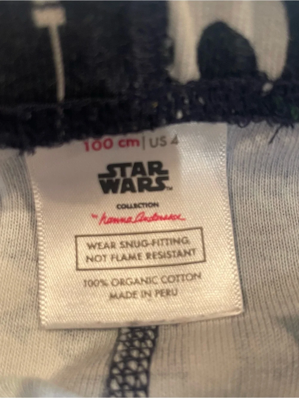 Hanna Andersson STAR WARS Holiday Long John Pajama Set - Size 4 100